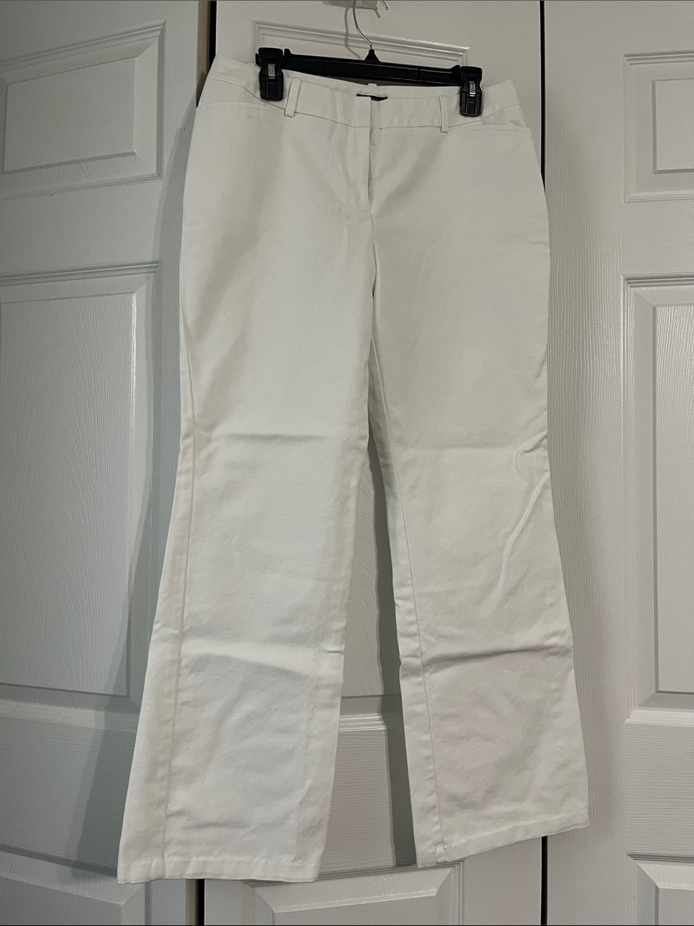 Women's White Flare Jeans - Classic Wide Leg